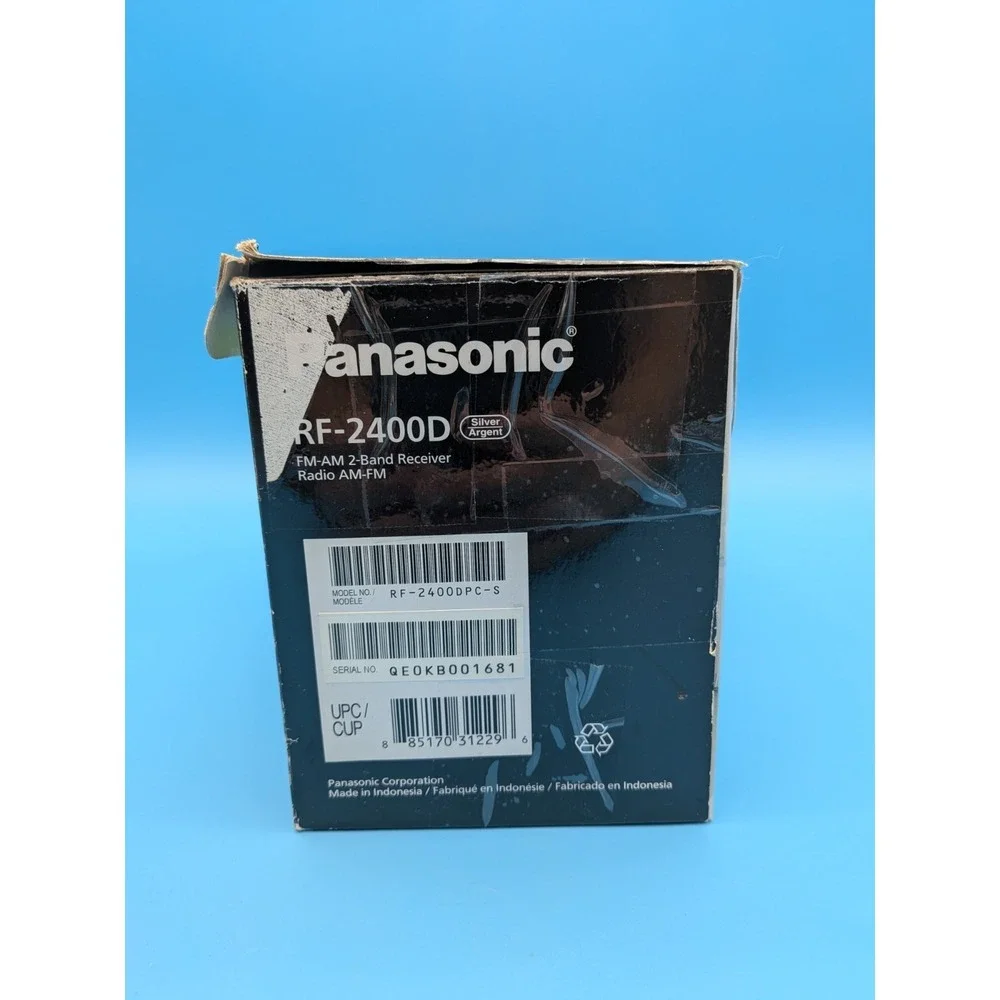 Panasonic RF-2400D AM/FM AC/DC Portable Radio w Original Box, Instructions, Cord - Picture 16 of 16